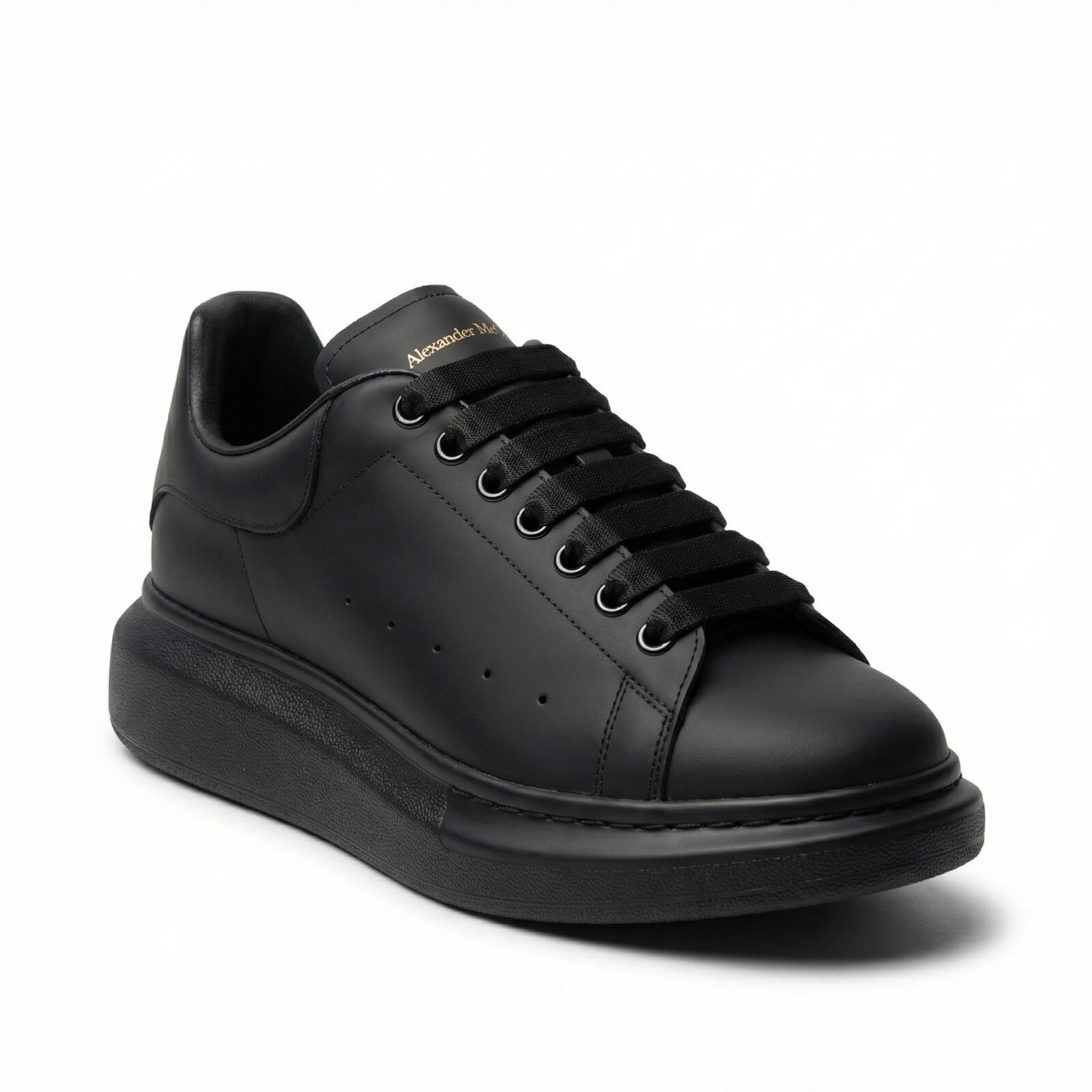 Alexander McQueen Oversized Black Front View - SHUZAR Egypt