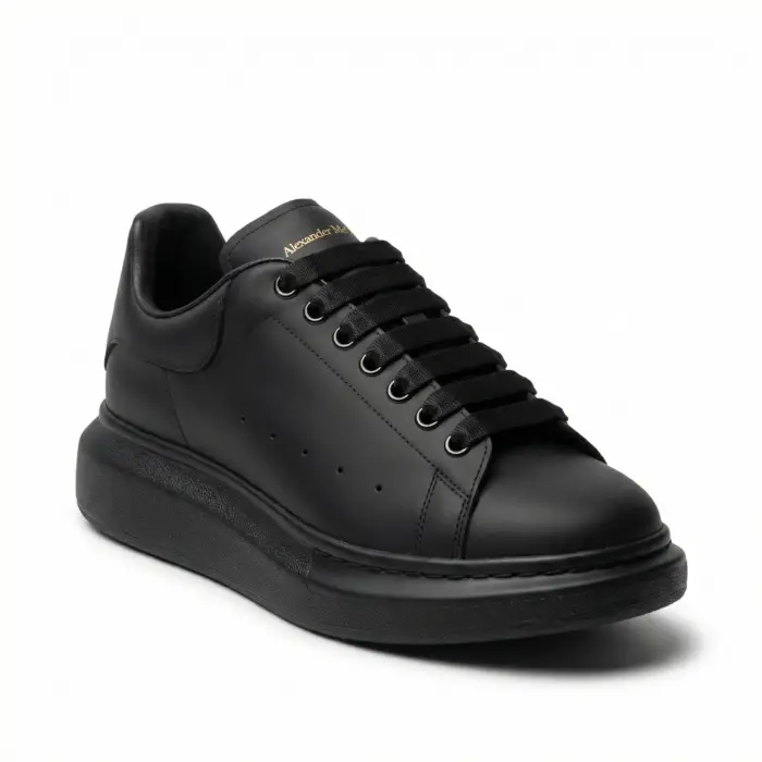 Alexander McQueen Oversized Black Front View - SHUZAR Egypt