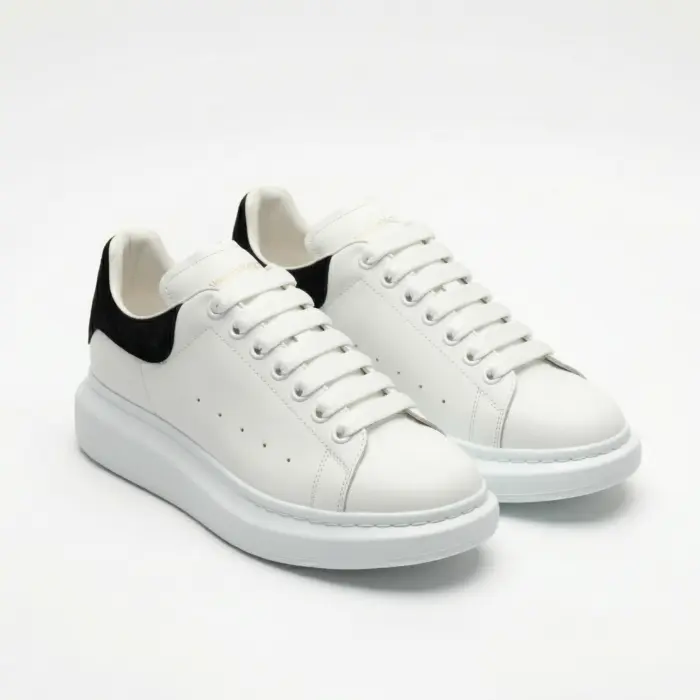 Alexander McQueen Wide Sole Sneakers Front View Pair - SHUZAR Egypt