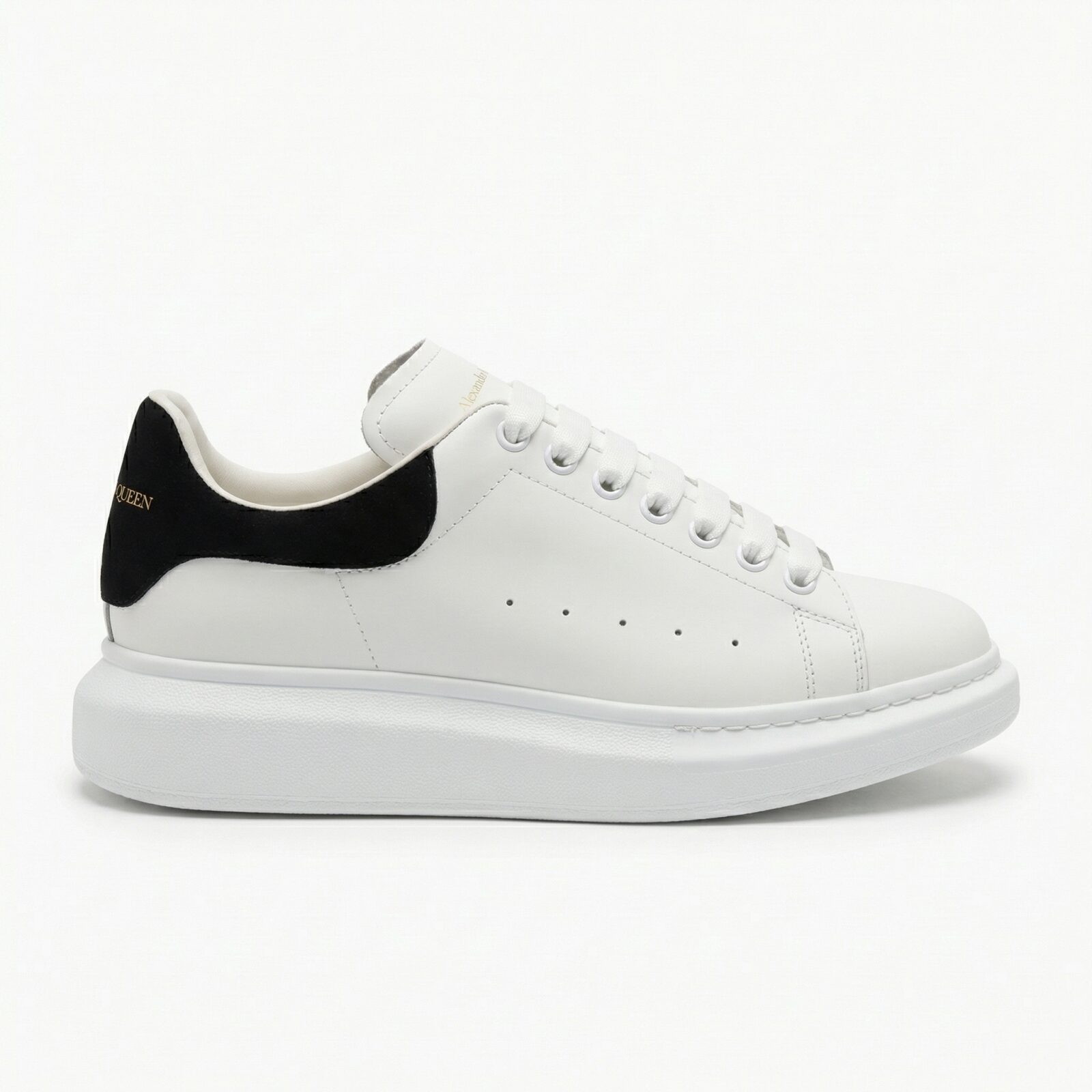 Alexander McQueen Wide Sole Sneakers Side View - SHUZAR Egypt