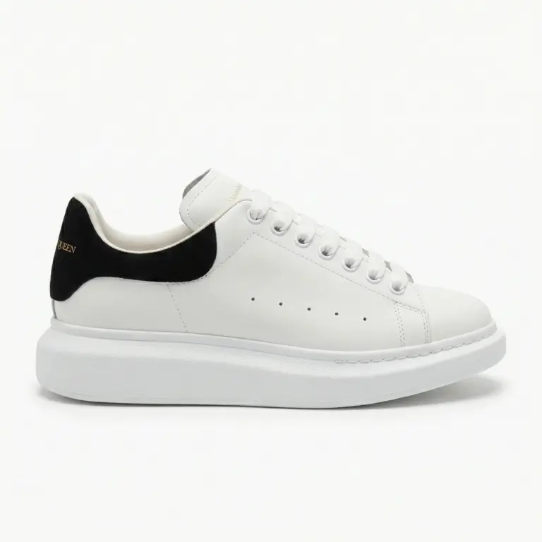 Alexander McQueen Wide Sole Sneakers Side View - SHUZAR Egypt