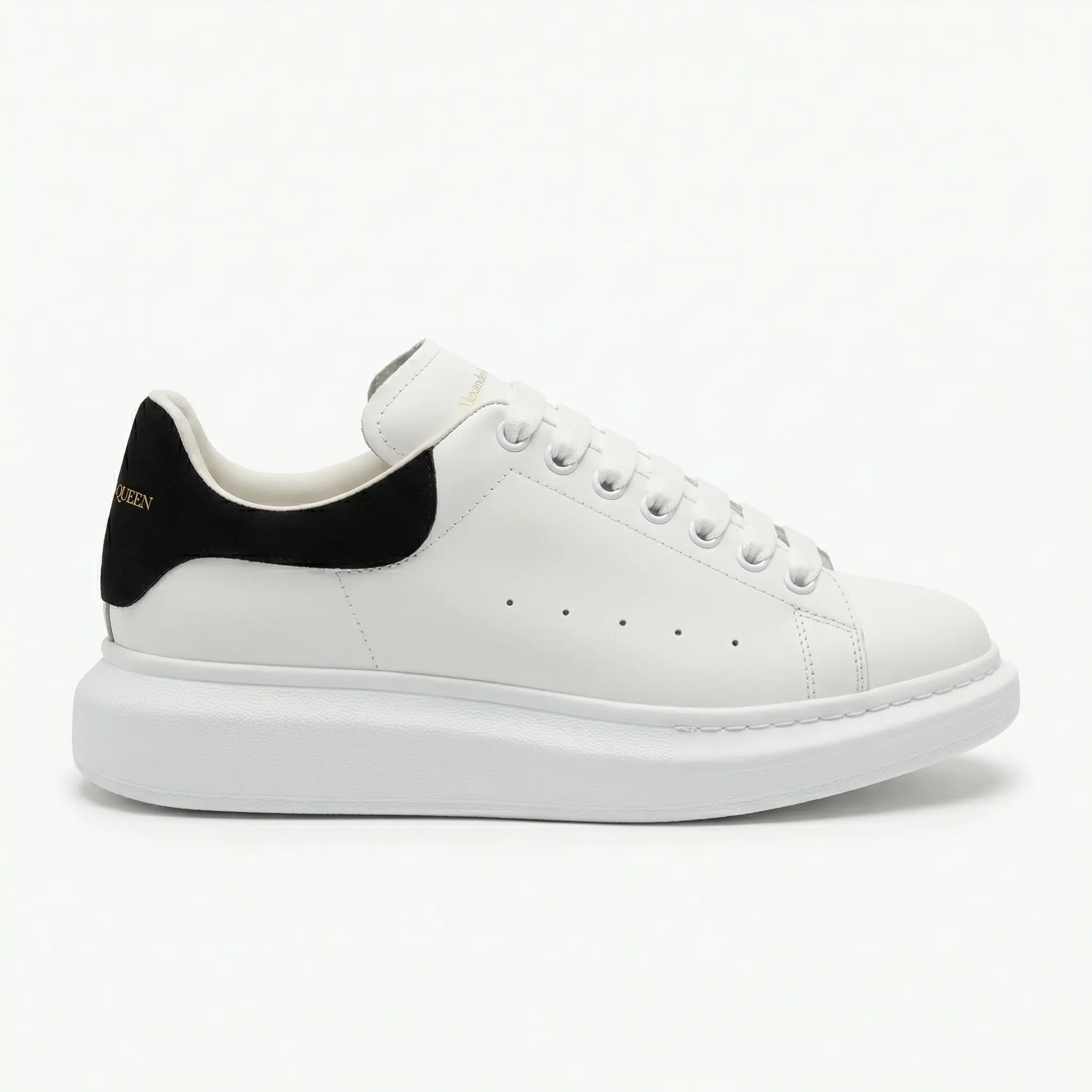 Alexander McQueen Wide Sole Sneakers Side View - SHUZAR Egypt