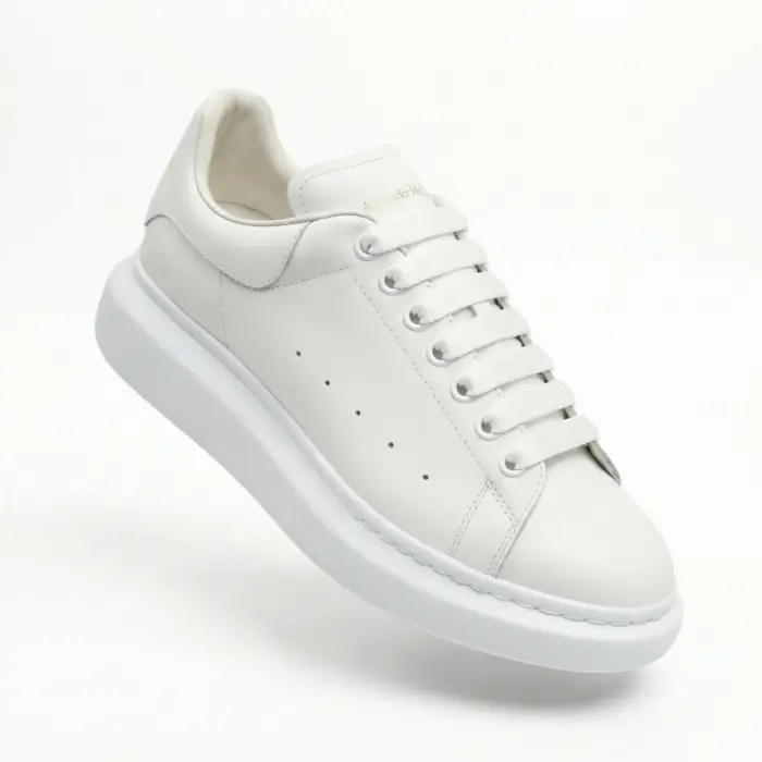 Alexander McQueen Oversized White Front View - SHUZAR Egypt