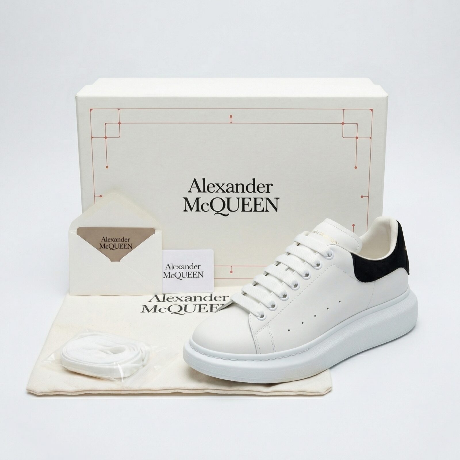 Alexander McQueen Wide Sole Sneakers with Full Boutique Set - SHUZAR Egypt
